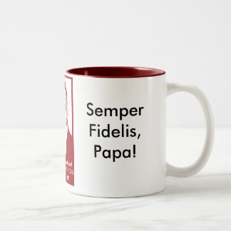 Em Dois Tons Caneca de café da papá