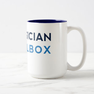 Em Dois Tons Caneca de café da pinta