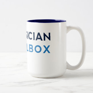Em Dois Tons Caneca de café da pinta