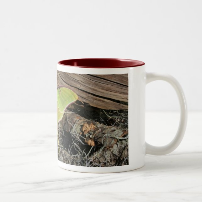 Em Dois Tons Caneca de café da traça de Luna (Direita)