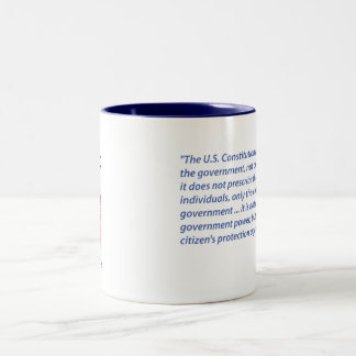 Em Dois Tons Caneca de café das citações de Ayn Rand