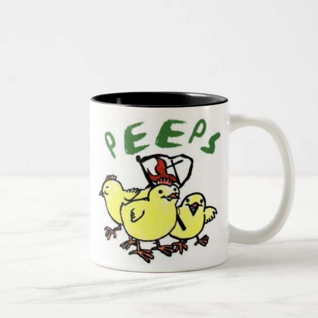 Em Dois Tons Caneca de café das ESPREITADELAS (Direita)