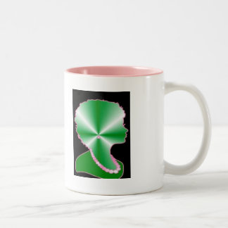 Em Dois Tons Caneca de café das pérolas