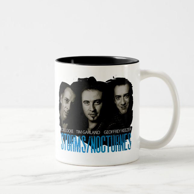Em Dois Tons Caneca de café das tempestades/noturnos (Direita)
