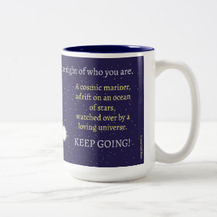Em Dois Tons Caneca de café de 15oz