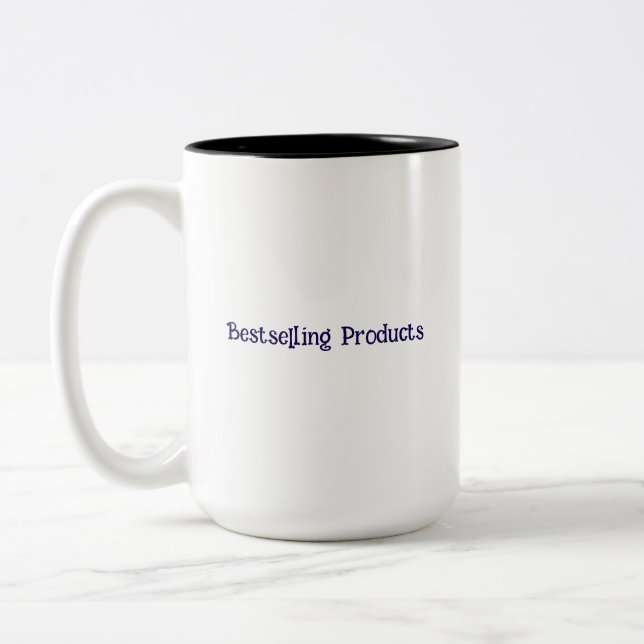 Em Dois Tons Caneca de café de 450ml duas cores (Esquerda)