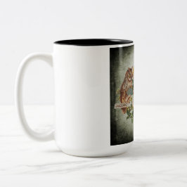 Em Dois Tons Caneca de café de aves