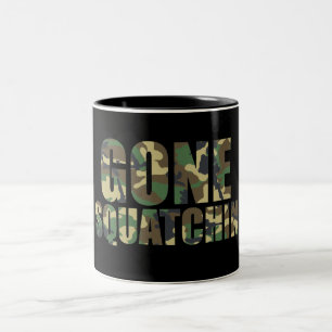 Em Dois Tons Caneca de café de Bigfoot