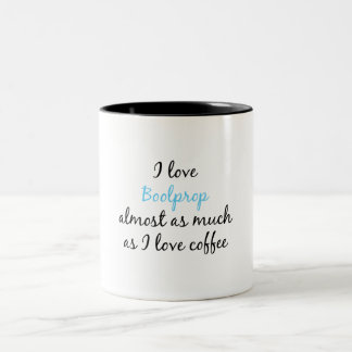 Em Dois Tons Caneca de café de Boolprop