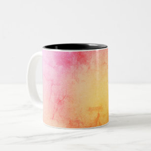 Em Dois Tons Caneca de Café de Cerâmica com Gradiente de Pôr do