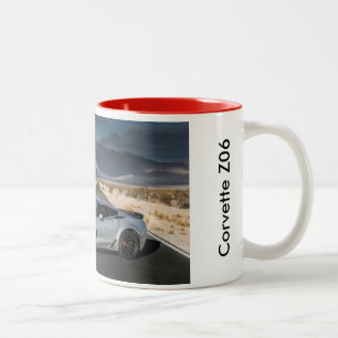 Em Dois Tons Caneca de café de Corveta Z06