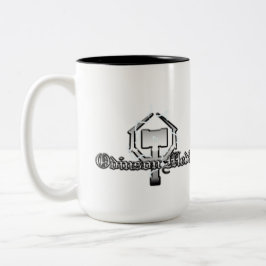 Em Dois Tons Caneca de café de Deathmoon da libélula