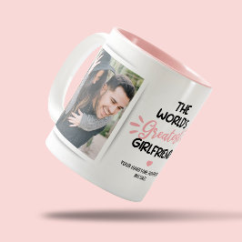 Em Dois Tons Caneca de Café de Duas Cores com Foto da Melhor Na