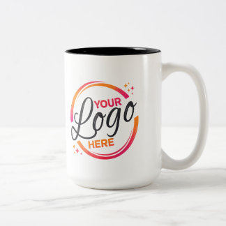 Em Dois Tons Caneca de Café de Duas Cores com Logotipo Personal