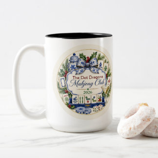 Em Dois Tons Caneca de café de duas cores com presente de Natal
