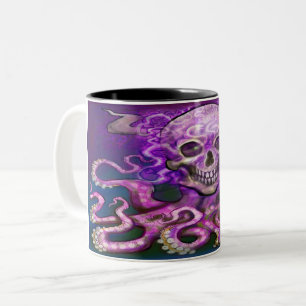 Em Dois Tons Caneca de Café de Duas Cores de Arte de Fantasia S