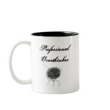 Caneca de Café de Duas Cores Pensador Profissional