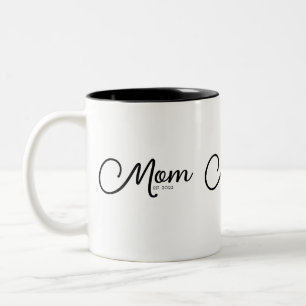 Em Dois Tons Caneca de Café de Duas Cores Presente para a Mamãe