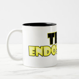Em Dois Tons Caneca de café de Endosisters da equipe