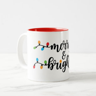 Em Dois Tons Caneca de Café de Férias