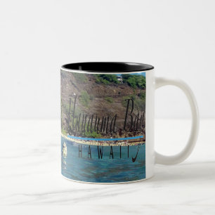 Em Dois Tons Caneca de café de Havaí