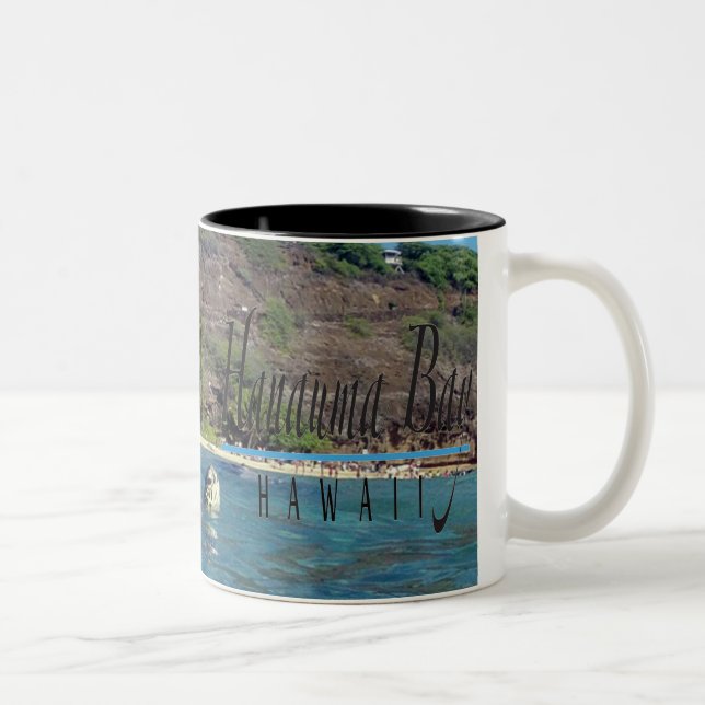 Em Dois Tons Caneca de café de Havaí (Direita)