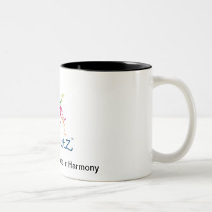 Em Dois Tons Caneca de café de Hoofbeatz