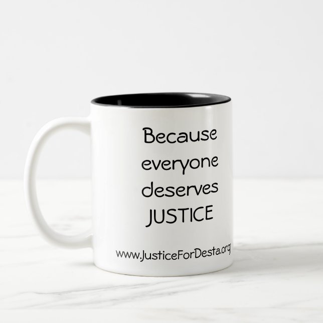 Em Dois Tons Caneca de café de JFD (Esquerda)