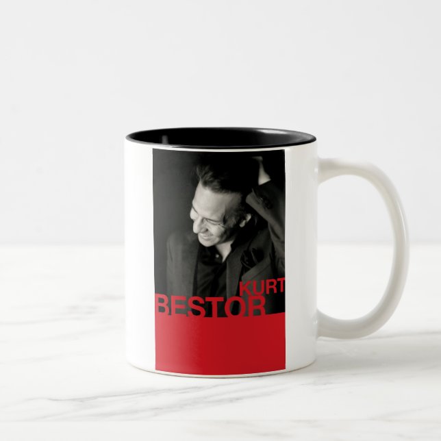 Em Dois Tons Caneca de café de Kurt Bestor (Direita)