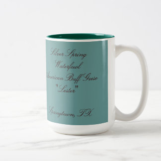 Em Dois Tons Caneca de café de Lester…