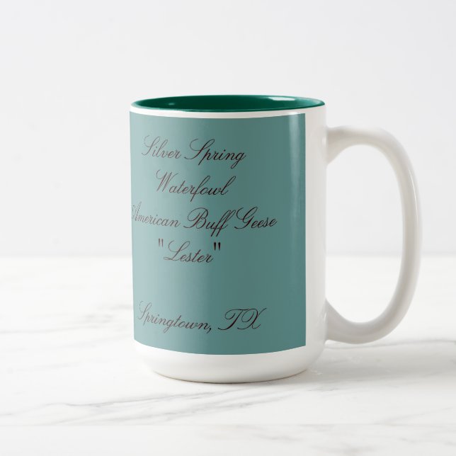 Em Dois Tons Caneca de café de Lester… (Direita)