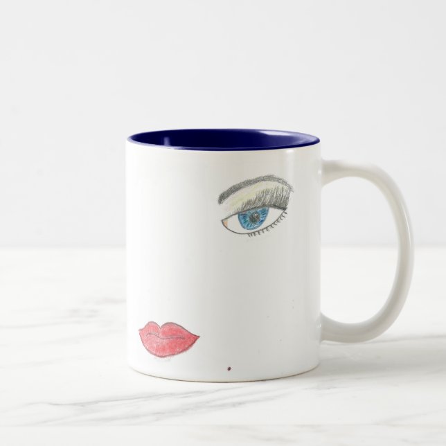 Em Dois Tons Caneca de café de Lola (Direita)
