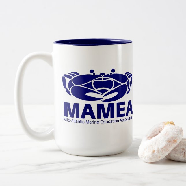 Em Dois Tons Caneca de café de MAMEA (Com Donut)