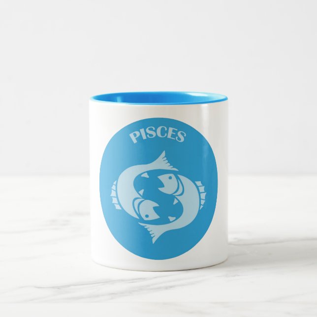 Em Dois Tons Caneca de Café de Peixes (Centro)