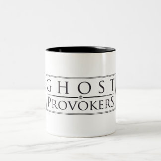 Em Dois Tons Caneca de café de Provokers do fantasma