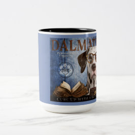 Em Dois Tons Caneca de café de publicação Dalmatian do Co