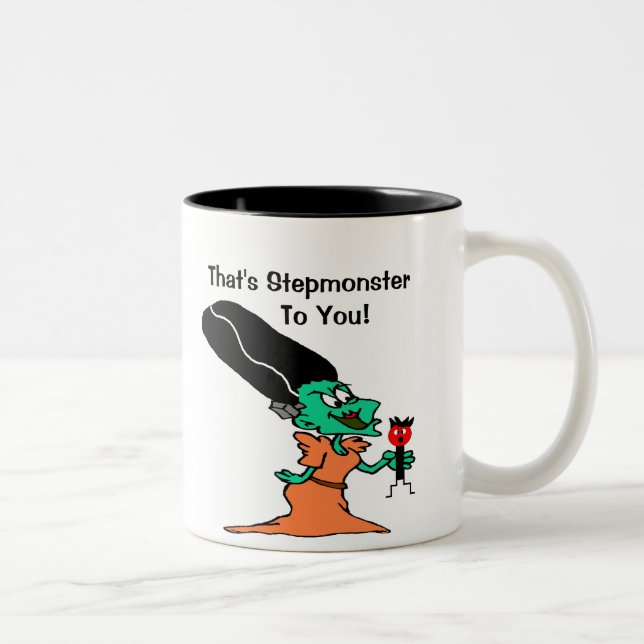 Em Dois Tons Caneca de café de Stepmonster (Direita)