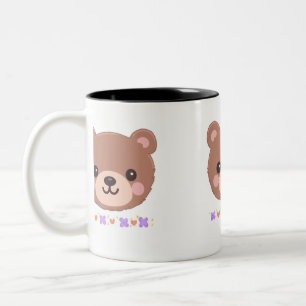 Em Dois Tons Caneca de café de urso
