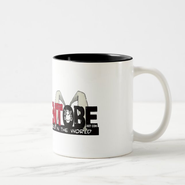Em Dois Tons Caneca de café de Waznmentobe (Direita)