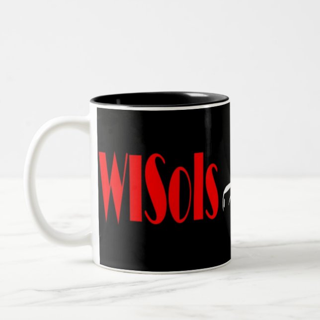 Em Dois Tons Caneca de café de WISols (Esquerda)