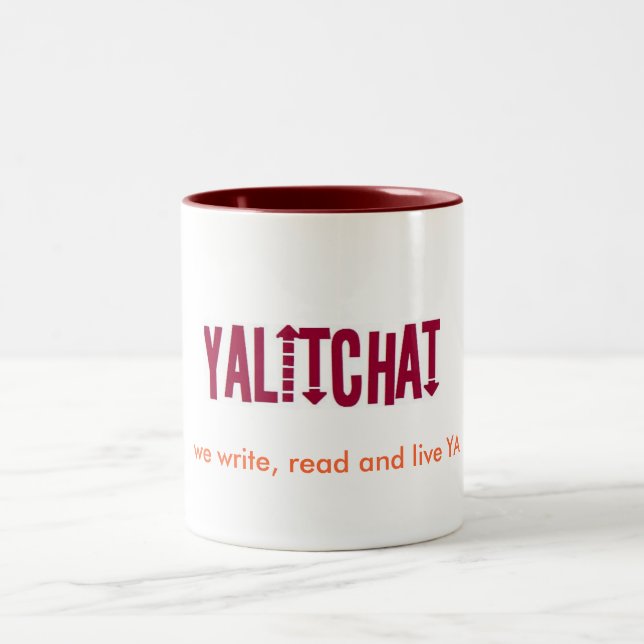 Em Dois Tons Caneca de café de YALITCHAT (Centro)