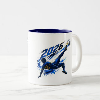 Em Dois Tons Caneca de Café Dinâmico Jogador de Futebol 2026 Du