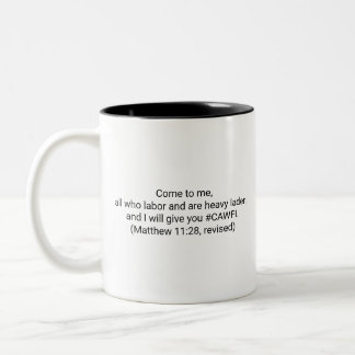 Em Dois Tons Caneca de Café Divertida e Inspiradora
