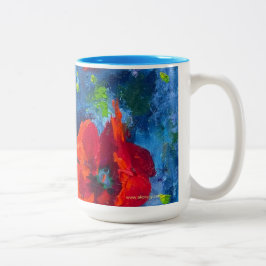 Em Dois Tons Caneca de café do Alasca
