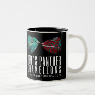 Em Dois Tons Caneca de café do camaleão
