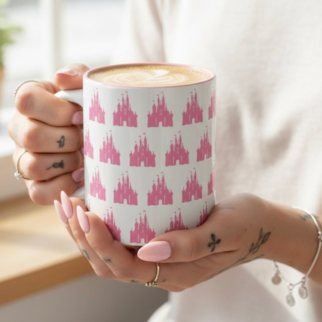 Em Dois Tons Caneca de Café do Castelo (Criador carregado)