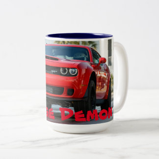 Em Dois Tons Caneca de café do demónio de Dodge