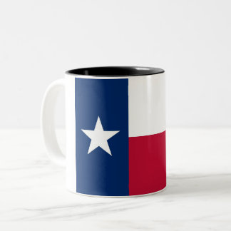 Em Dois Tons Caneca de café do Dois-Tom da bandeira do estado