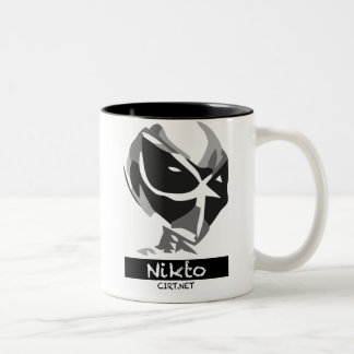 Em Dois Tons Caneca de café do Dois-Tom de Nikto