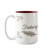 Caneca de Café do Escritor | Alimentado por Café e